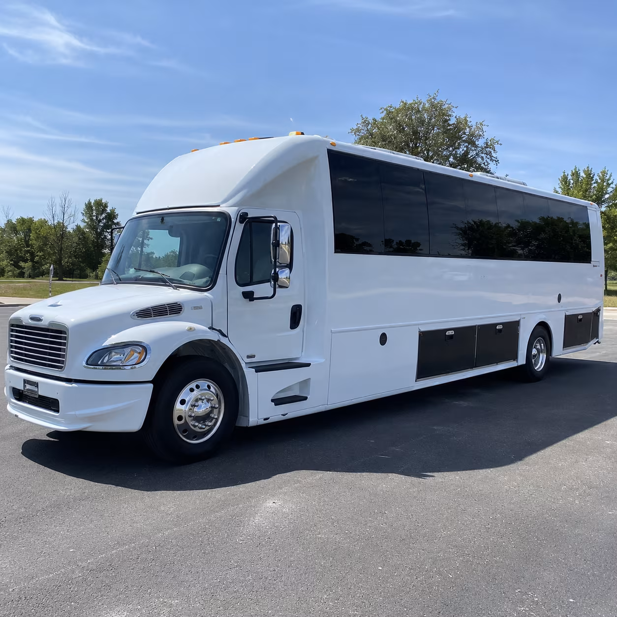 Cincinnati Bachelor & Bachelorette Transportation party bus exterior