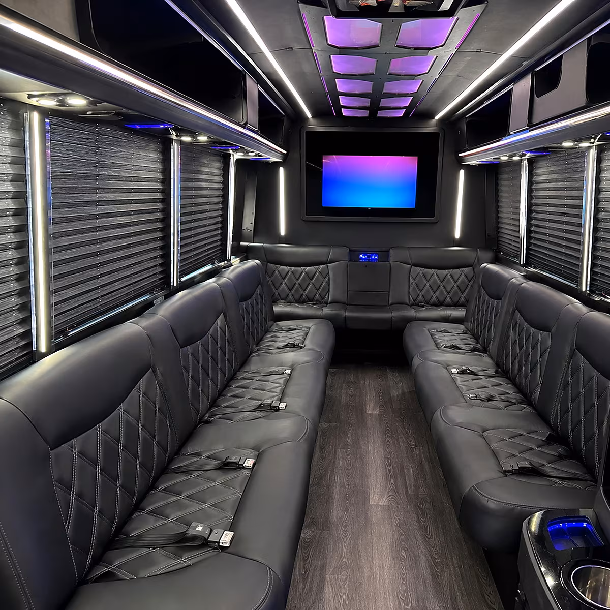 Cincinnati Bachelor & Bachelorette Transportation onboard seating