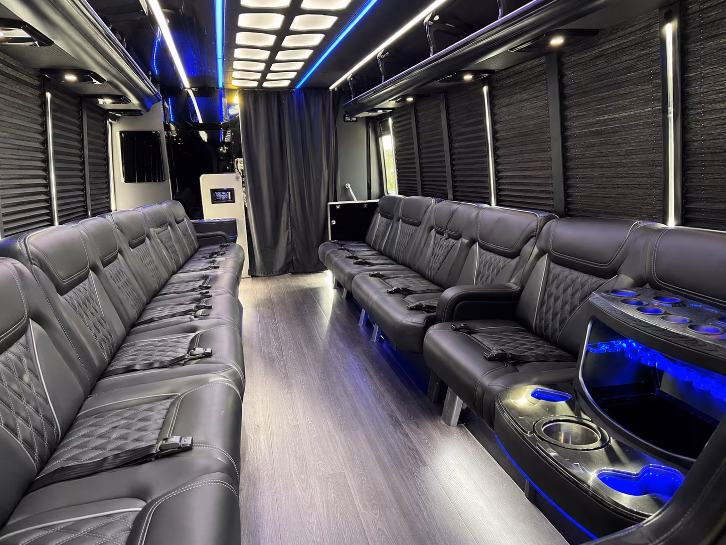 Cincinnati Bachelor & Bachelorette Transportation party bus exterior