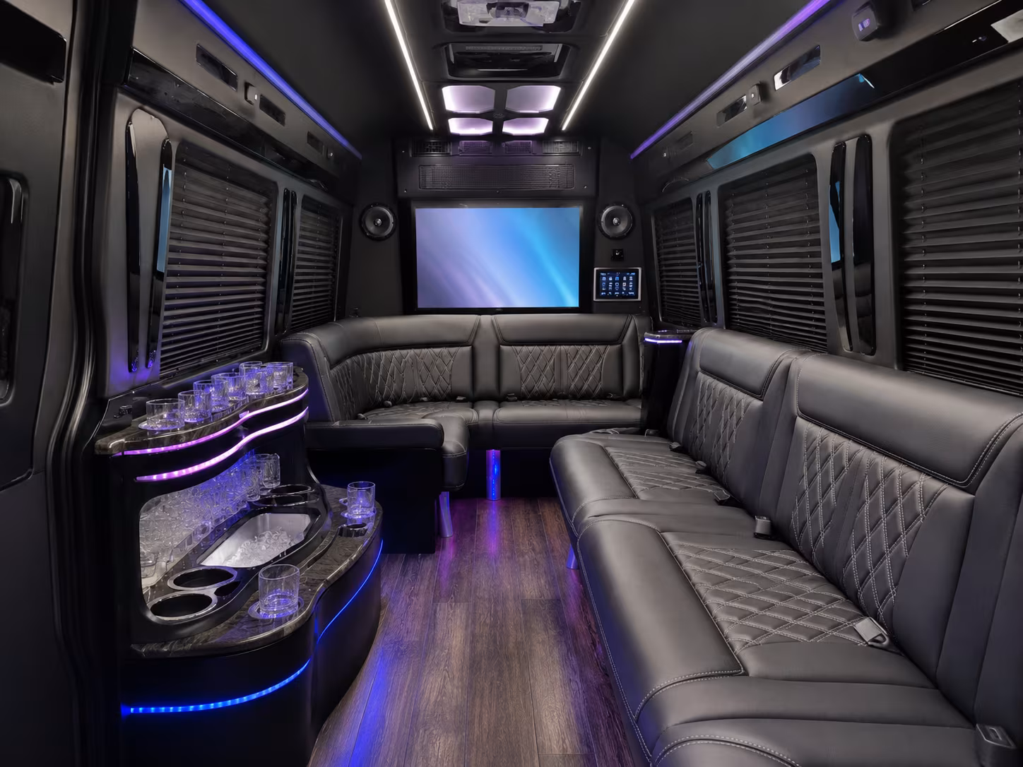 Cincinnati Corporate Transportation party bus exterior