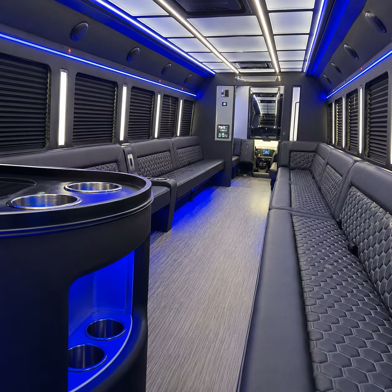 Cincinnati Private Event Transportation onboard seating