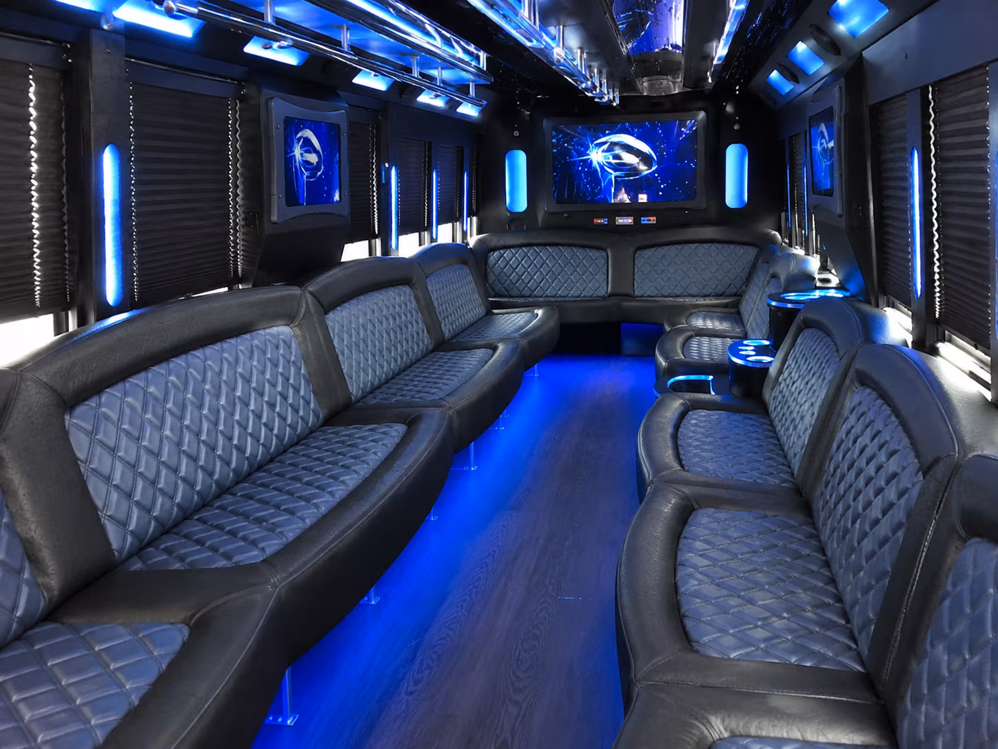 Cincinnati Prom & Homecoming Transportation party bus exterior