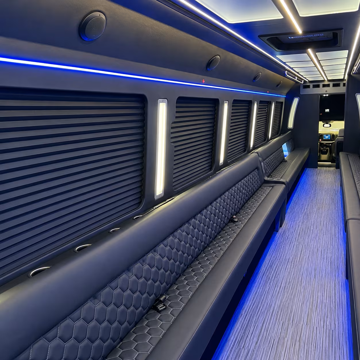 Cincinnati Prom & Homecoming Transportation party bus exterior