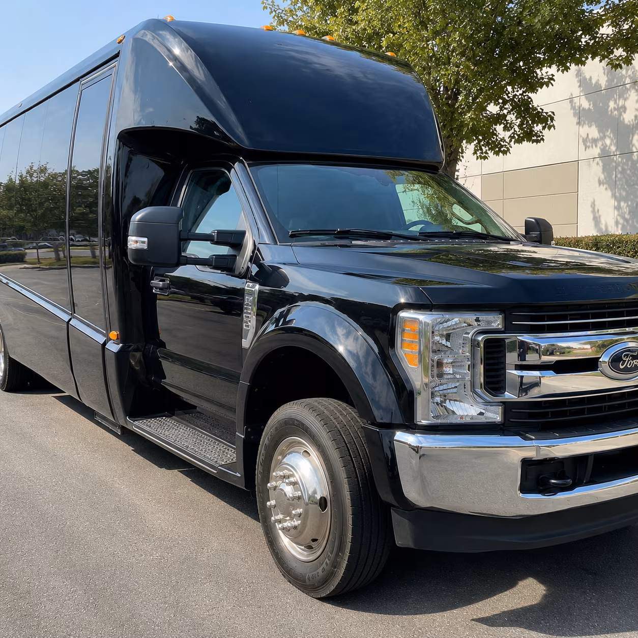 Cincinnati School Event Transportation party bus exterior