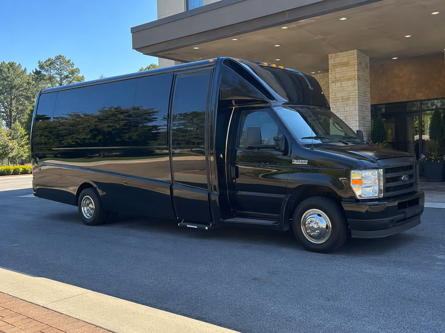 Cincinnati School Event Transportation party bus exterior