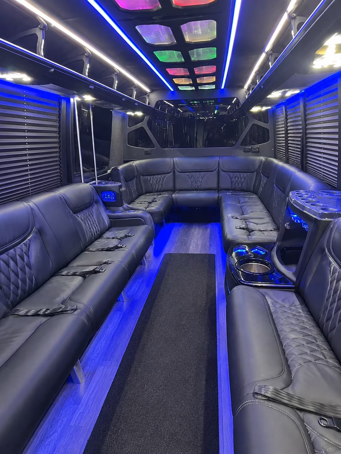 Cincinnati Wedding Transportation party bus exterior