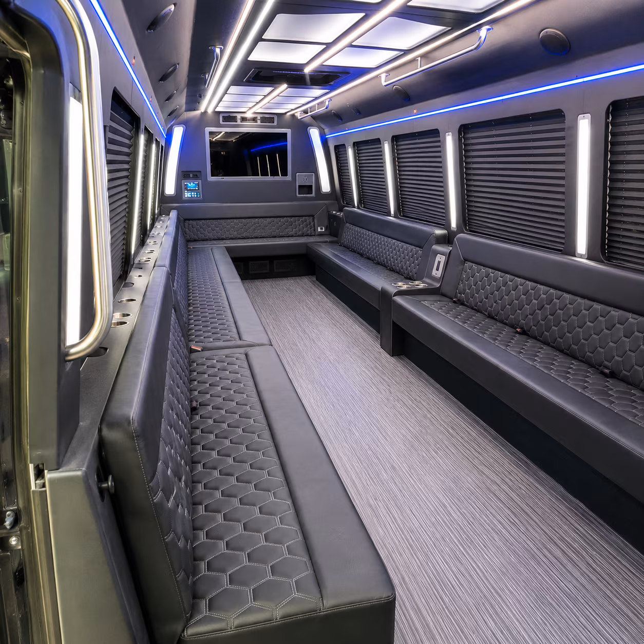Cincinnati Wedding Transportation party bus exterior