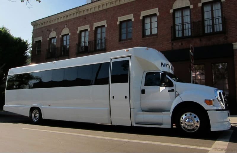 Kettering 30 Passenger Party Bus White