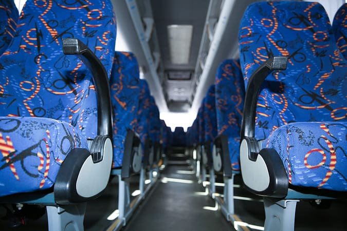 Columbus 47-56 Passenger Charter Buses Interior